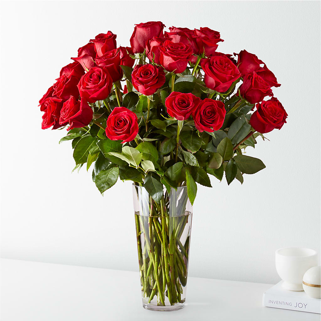 Long Stem Red Rose Bouquet – ROSEMARY & PEPPER FLOWER CO, Gaylord MI