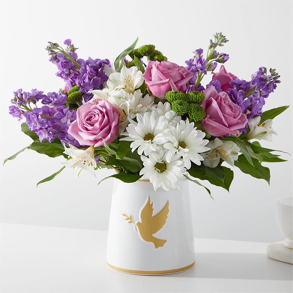 Garden of Peace Bouquet – ROSEMARY & PEPPER FLOWER CO, Gaylord MI