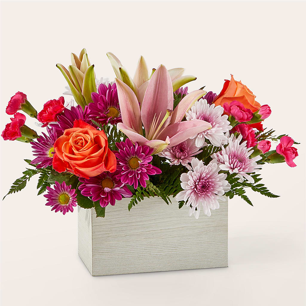 Light of My Life Box Bouquet – ROSEMARY & PEPPER FLOWER CO, Gaylord MI