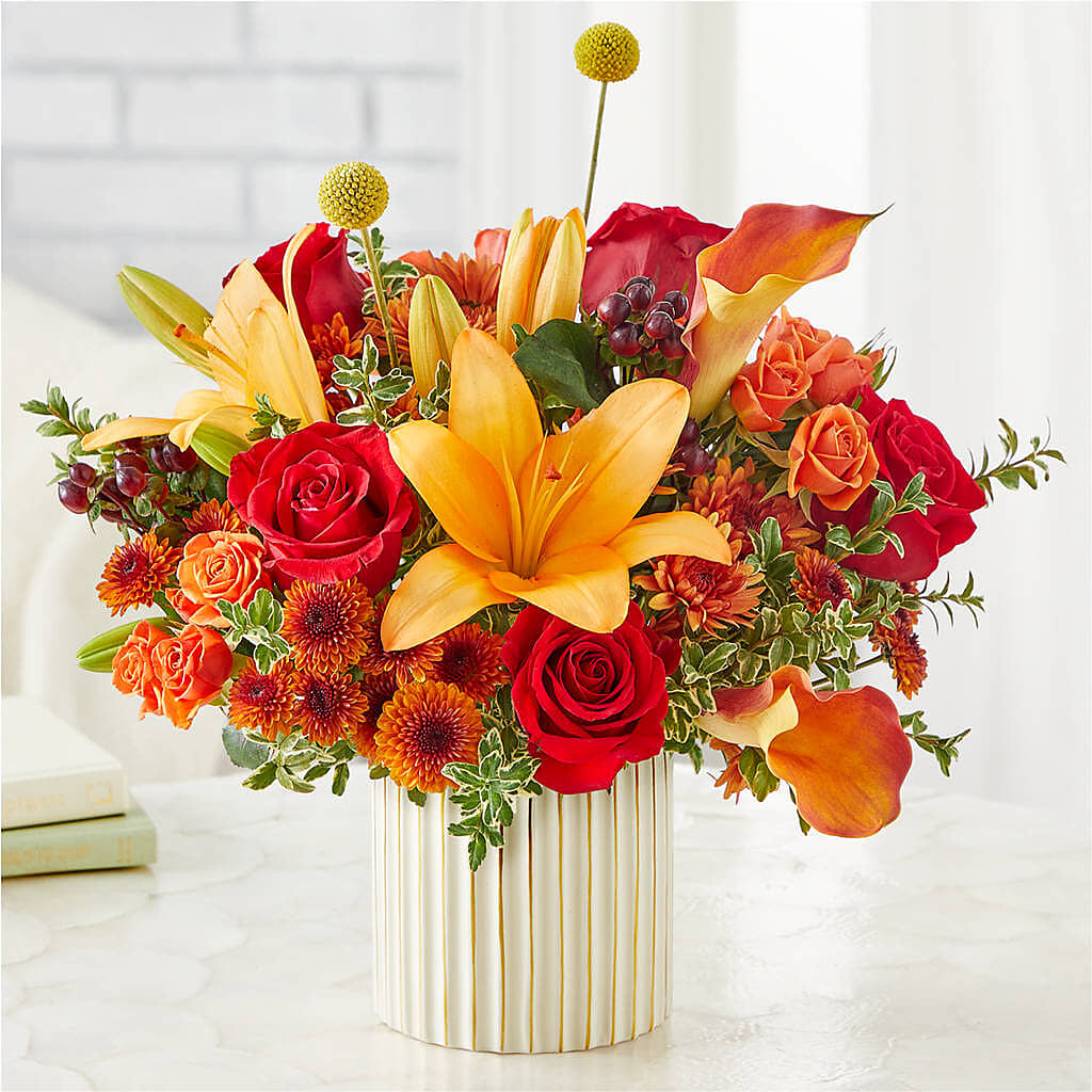 Scarlet Skies Bouquet – ROSEMARY & PEPPER FLOWER CO, Gaylord MI