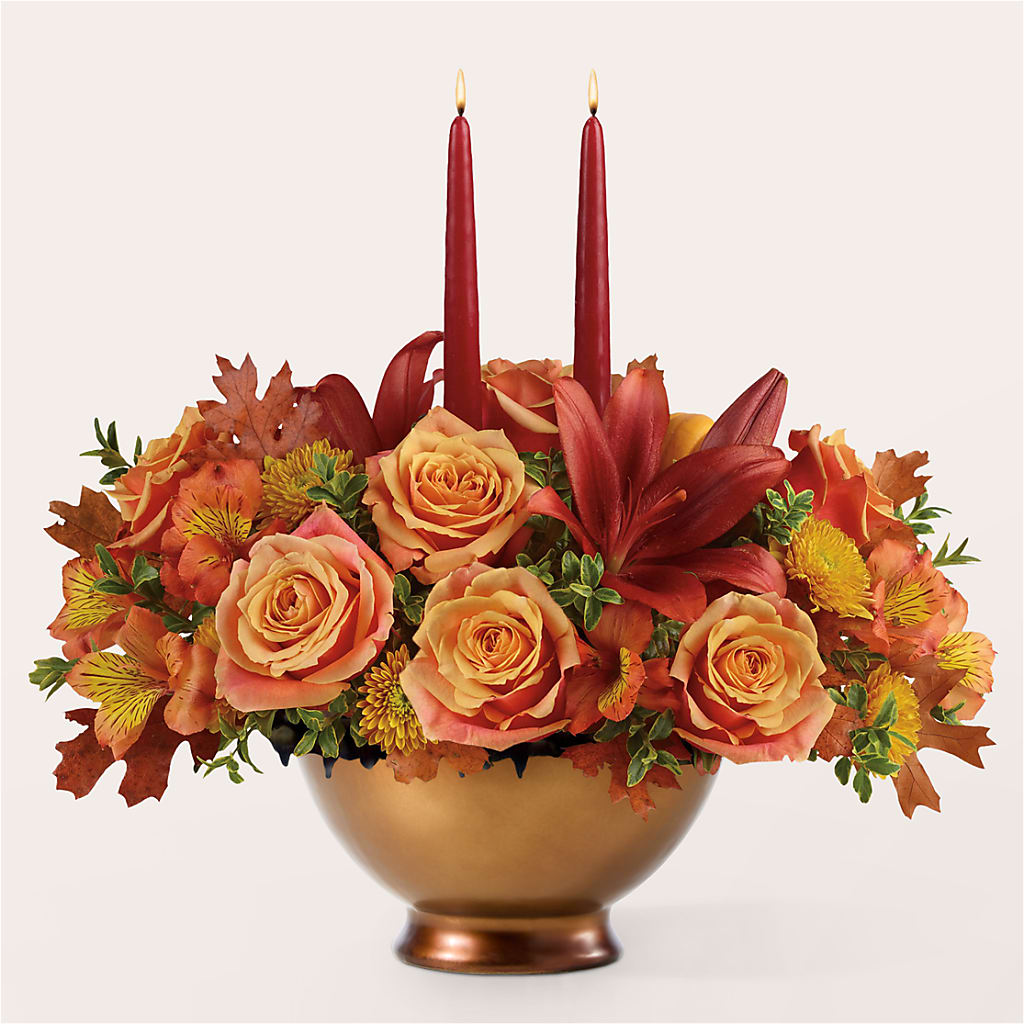 Harvest Table Centerpiece – ROSEMARY & PEPPER FLOWER CO, Gaylord MI