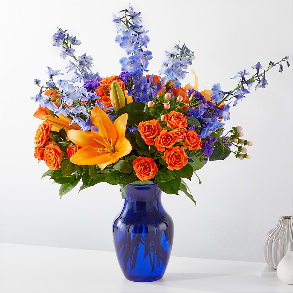 Radiant Citrus Bouquet – ROSEMARY & PEPPER FLOWER CO, Gaylord MI