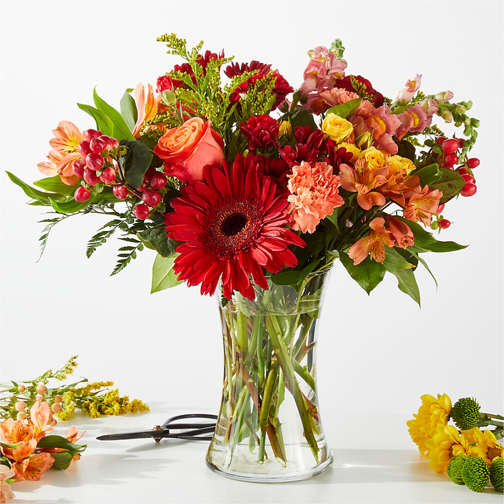 Fall Delight – A Florist Original – ROSEMARY & PEPPER FLOWER CO, Gaylord MI
