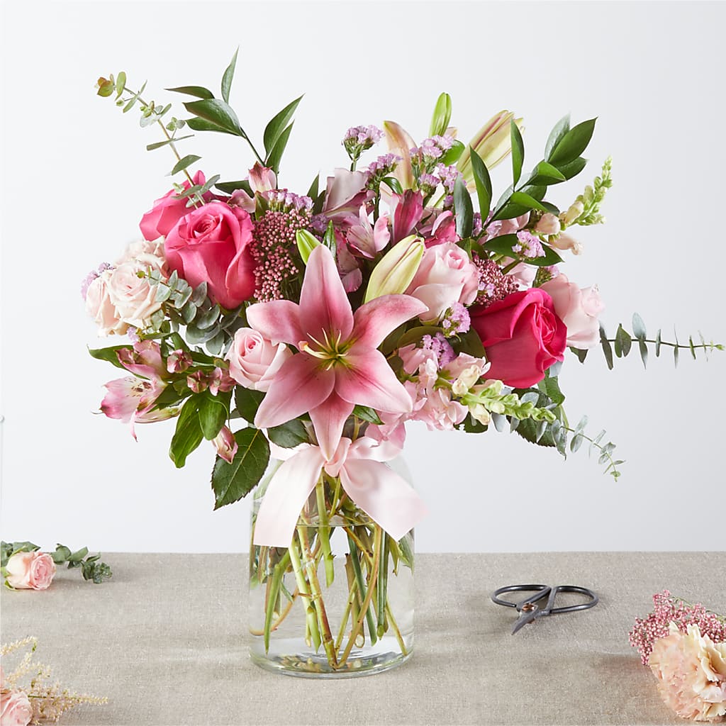 Pink Ribbon - A Florist Original – ROSEMARY & PEPPER FLOWER CO, Gaylord MI
