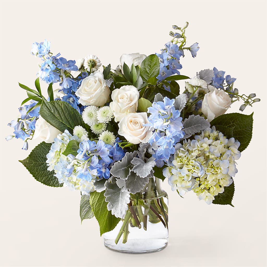 Clear Skies Bouquet – ROSEMARY & PEPPER FLOWER CO, Gaylord MI