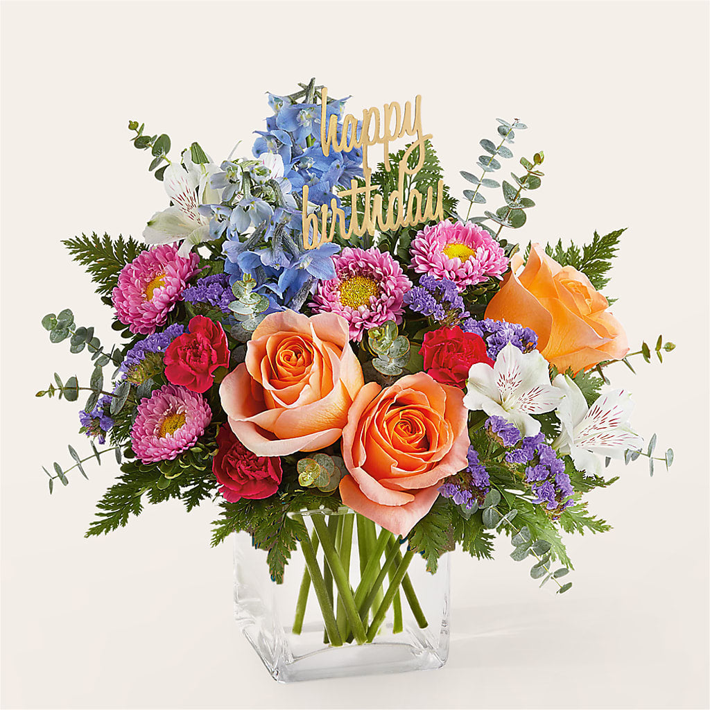 Birthday Bash Bouquet – ROSEMARY & PEPPER FLOWER CO, Gaylord MI