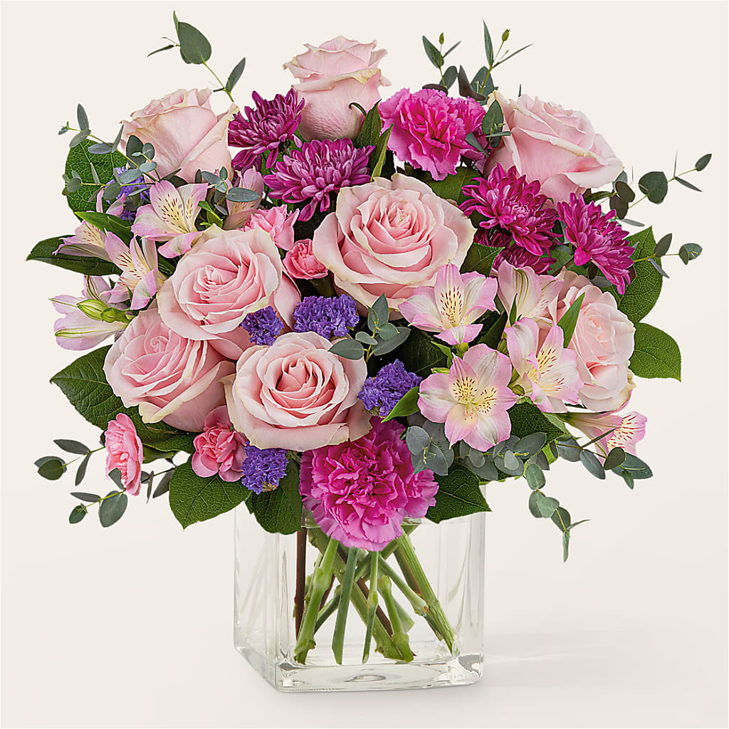 Rosy Radiance Bouquet – ROSEMARY & PEPPER FLOWER CO, Gaylord MI