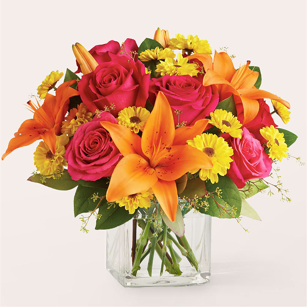 Neon Lights Bouquet – ROSEMARY & PEPPER FLOWER CO, Gaylord MI