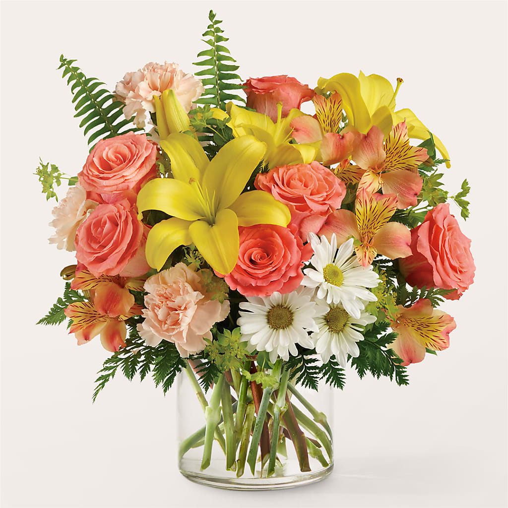 Sunset Strip Bouquet – ROSEMARY & PEPPER FLOWER CO, Gaylord MI