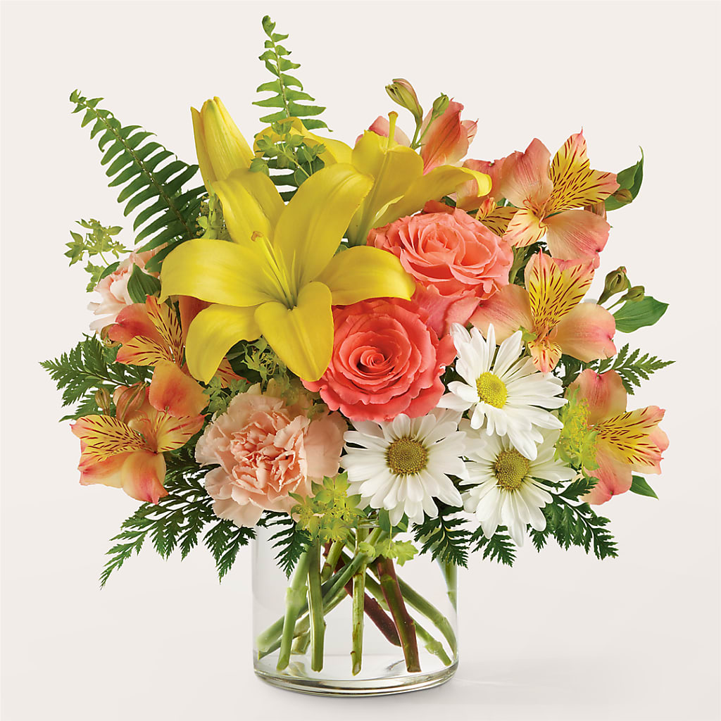 Sunset Strip Bouquet – ROSEMARY & PEPPER FLOWER CO, Gaylord MI