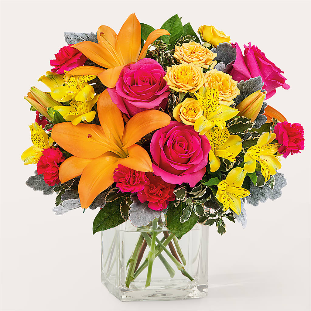 To the Tropics Bouquet – ROSEMARY & PEPPER FLOWER CO, Gaylord MI