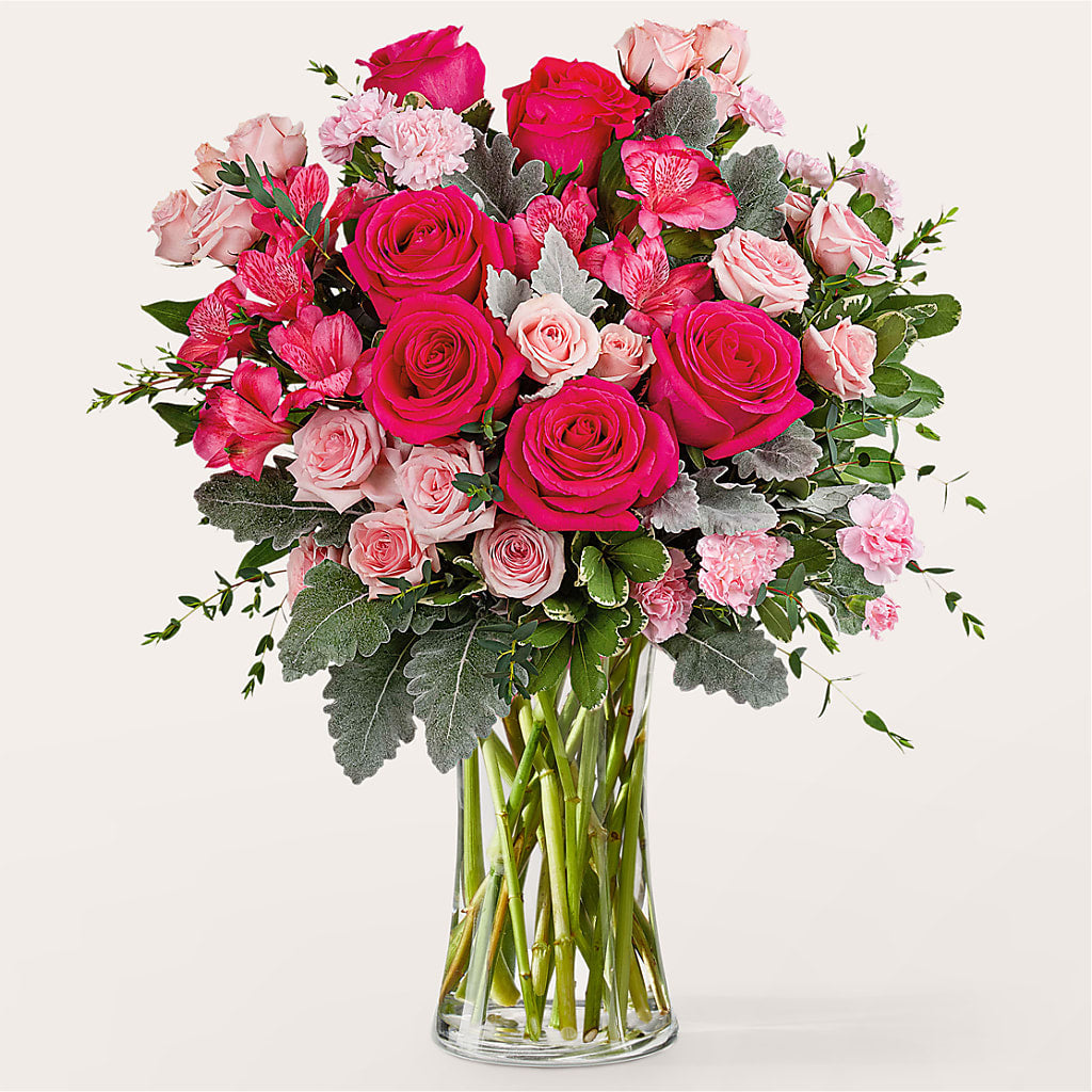 Tickled Pink Bouquet – ROSEMARY & PEPPER FLOWER CO, Gaylord MI