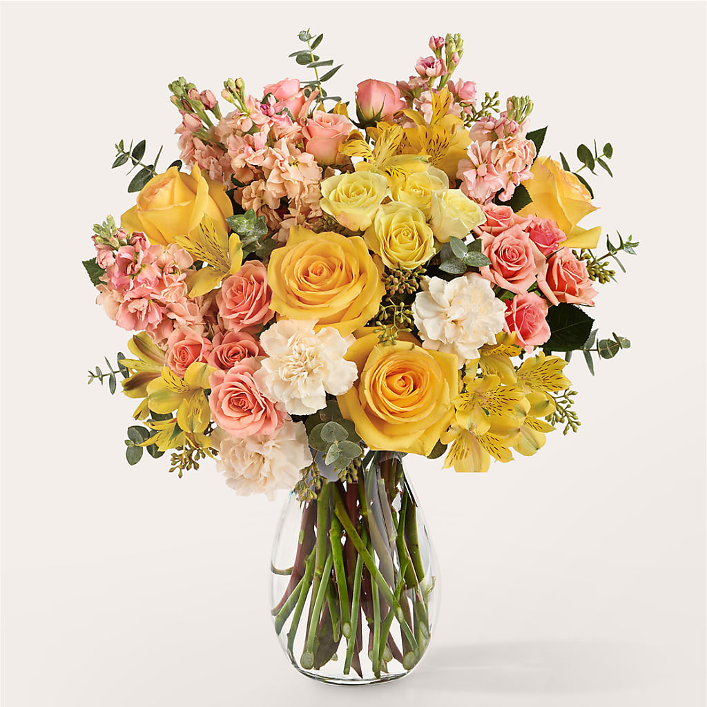 Slice of Sunrise Bouquet – ROSEMARY & PEPPER FLOWER CO, Gaylord MI