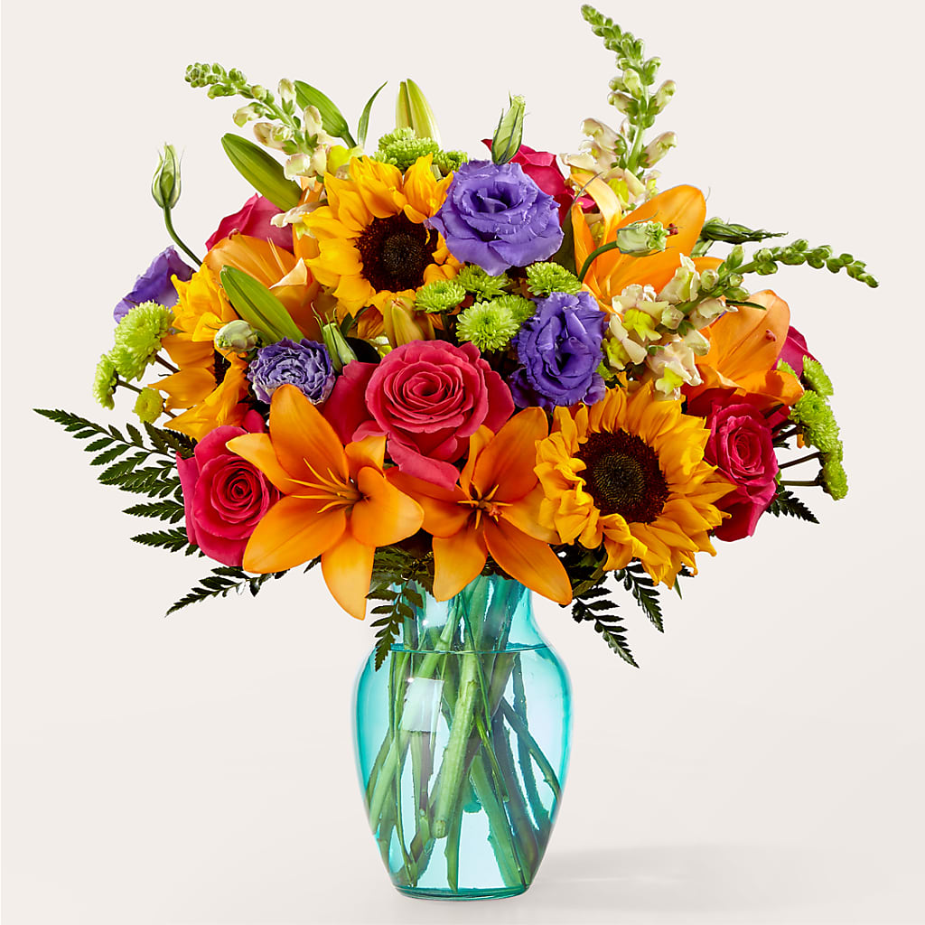 Double Rainbow Bouquet – ROSEMARY & PEPPER FLOWER CO, Gaylord MI