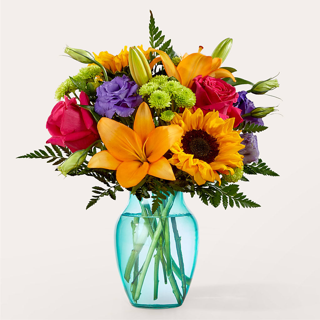 Double Rainbow Bouquet – ROSEMARY & PEPPER FLOWER CO, Gaylord MI