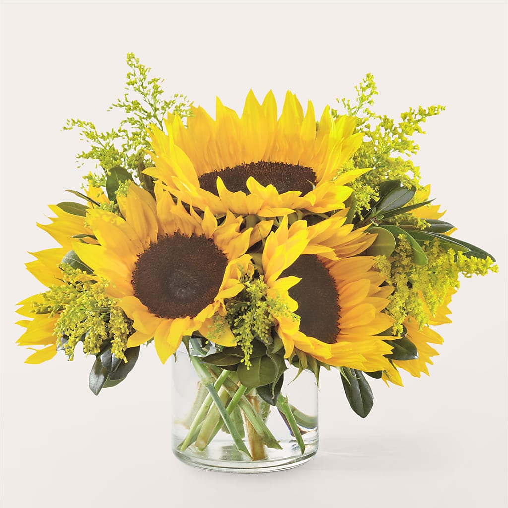 Beaming Sunflower Bouquet – ROSEMARY & PEPPER FLOWER CO, Gaylord MI
