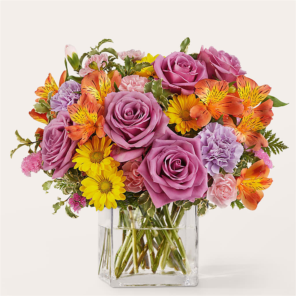 Shades of Happiness Bouquet – ROSEMARY & PEPPER FLOWER CO, Gaylord MI