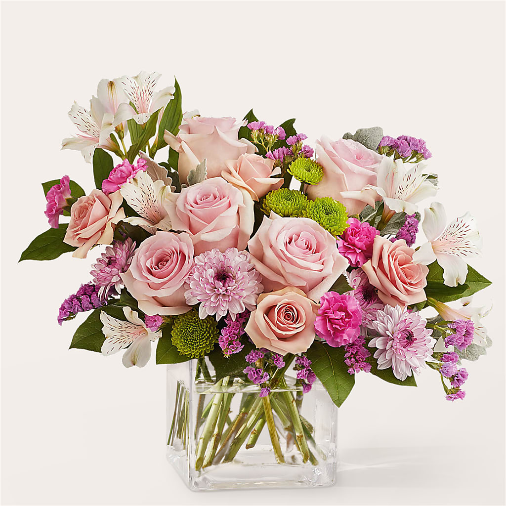 Pink Suede Bouquet – ROSEMARY & PEPPER FLOWER CO, Gaylord MI