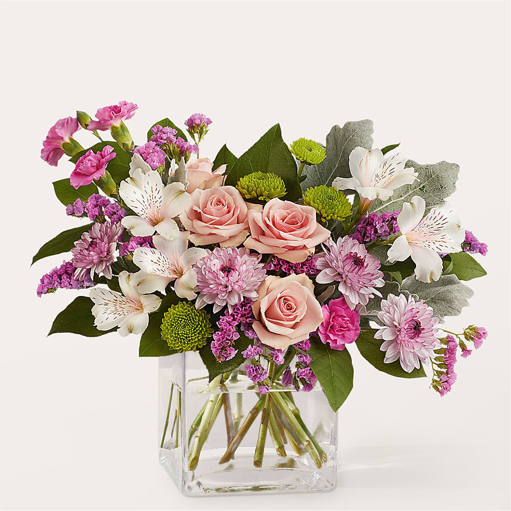 Pink Suede Bouquet – ROSEMARY & PEPPER FLOWER CO, Gaylord MI