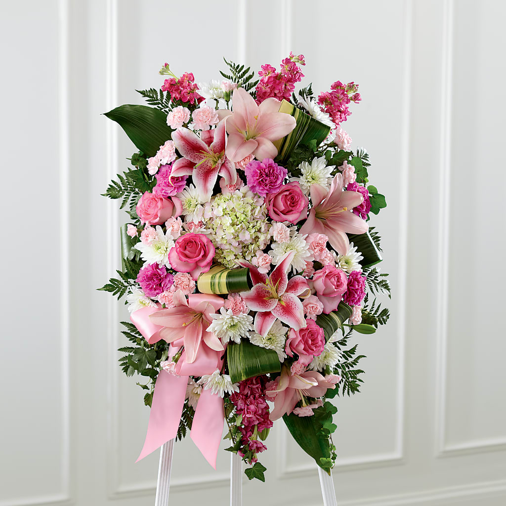Comforting Standing Spray – ROSEMARY & PEPPER FLOWER CO, Gaylord MI