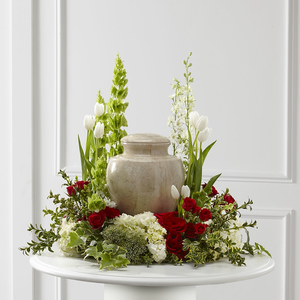 Tears of Comfort Arrangement – ROSEMARY & PEPPER FLOWER CO, Gaylord MI