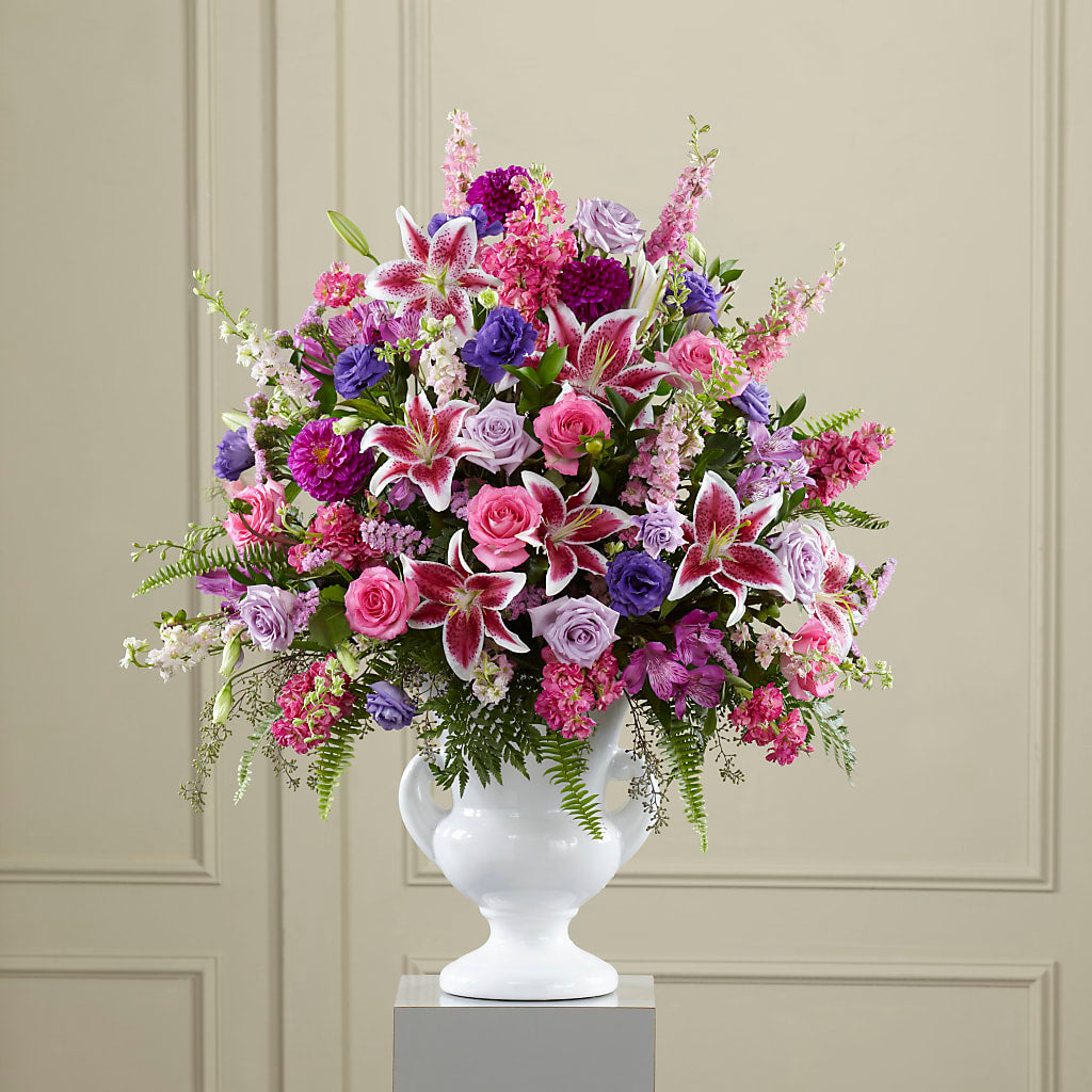 Peaceful Tribute Arrangement – ROSEMARY & PEPPER FLOWER CO, Gaylord MI