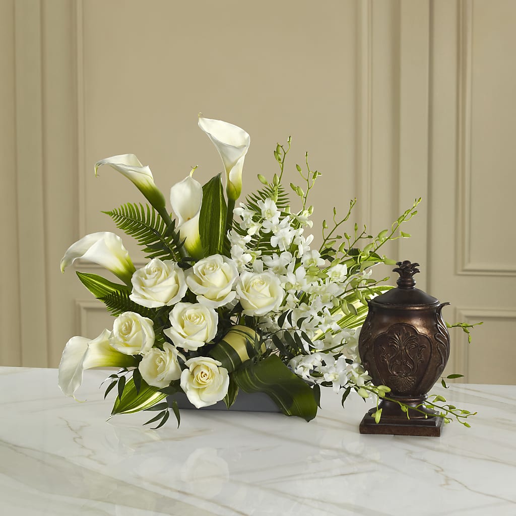 At Peace Arrangement – ROSEMARY & PEPPER FLOWER CO, Gaylord MI