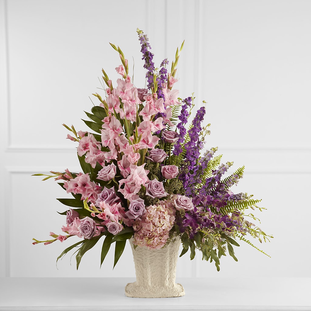 Flowing Garden Arrangement – ROSEMARY & PEPPER FLOWER CO, Gaylord MI