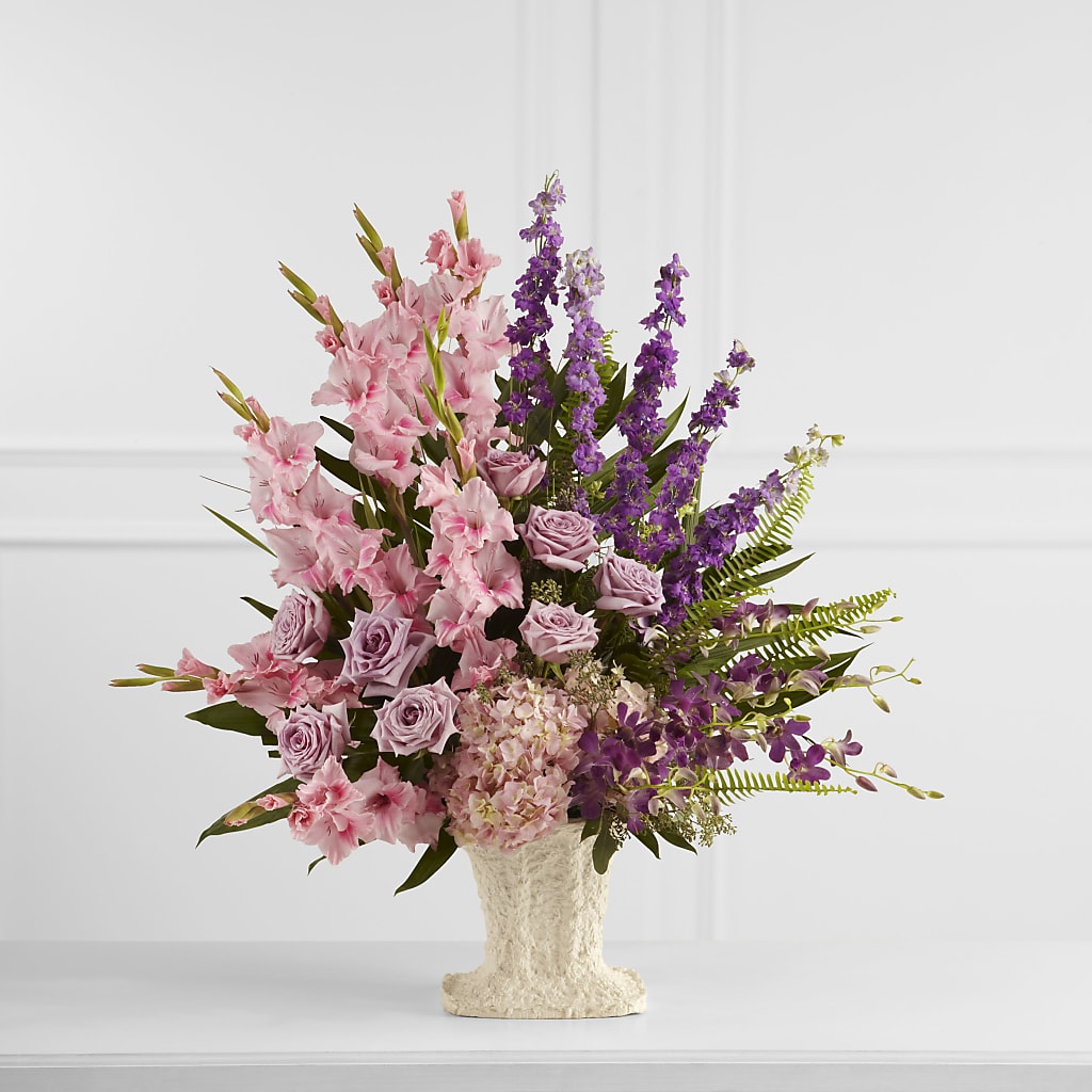 Flowing Garden Arrangement – ROSEMARY & PEPPER FLOWER CO, Gaylord MI