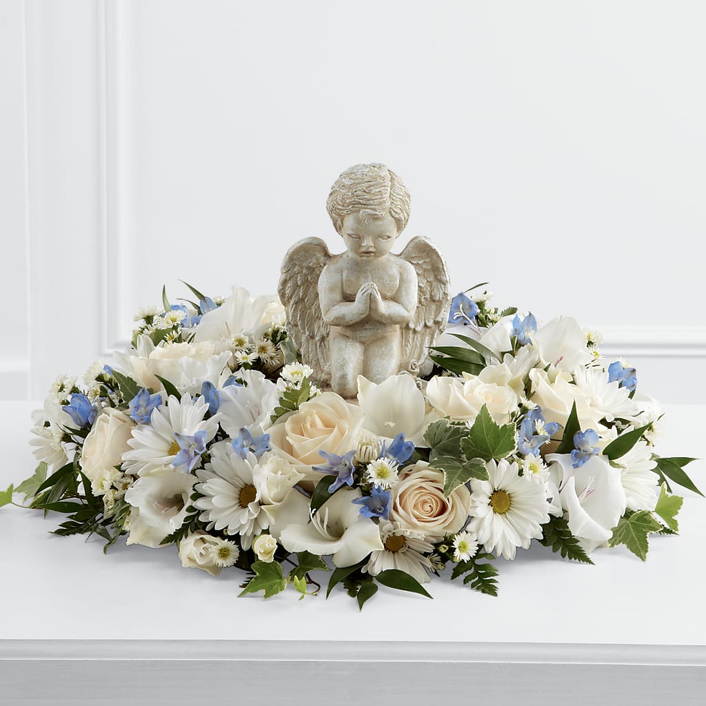 Little Angel Ring of Flowers – ROSEMARY & PEPPER FLOWER CO, Gaylord MI