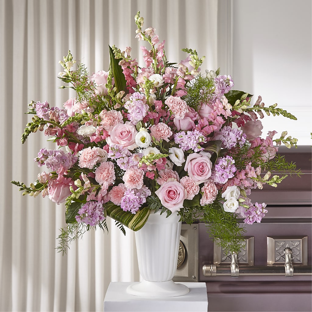 Divine Comfort Arrangement – ROSEMARY & PEPPER FLOWER CO, Gaylord MI