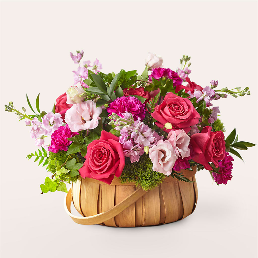 Radiance in Bloom Basket – ROSEMARY & PEPPER FLOWER CO, Gaylord MI
