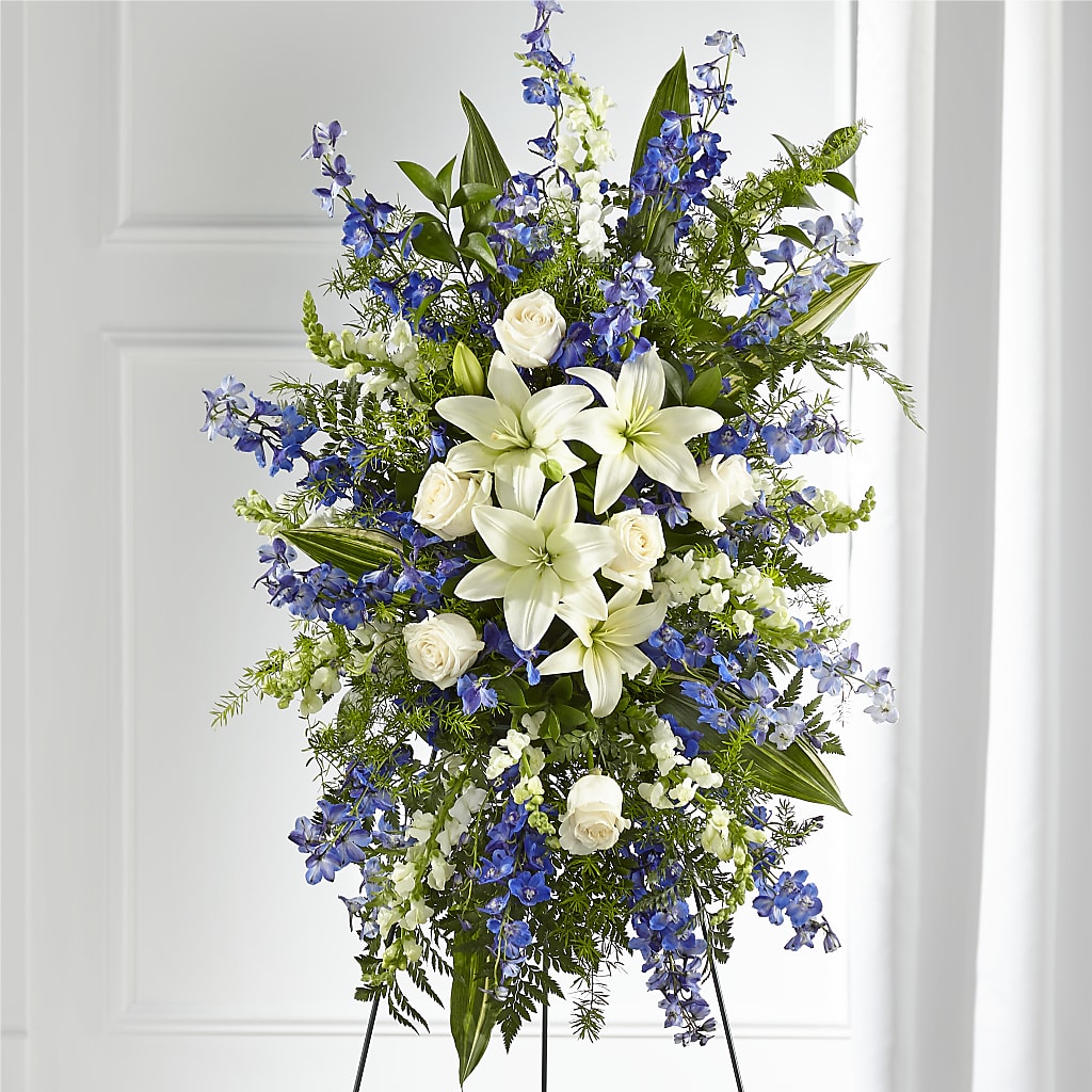 Faithful Friend Standing Spray – ROSEMARY & PEPPER FLOWER CO, Gaylord MI