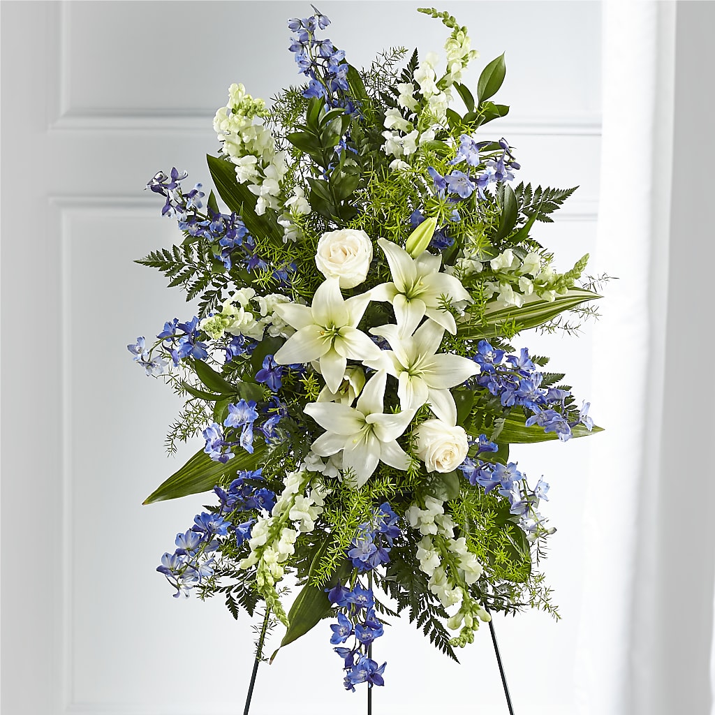 Faithful Friend Standing Spray – ROSEMARY & PEPPER FLOWER CO, Gaylord MI