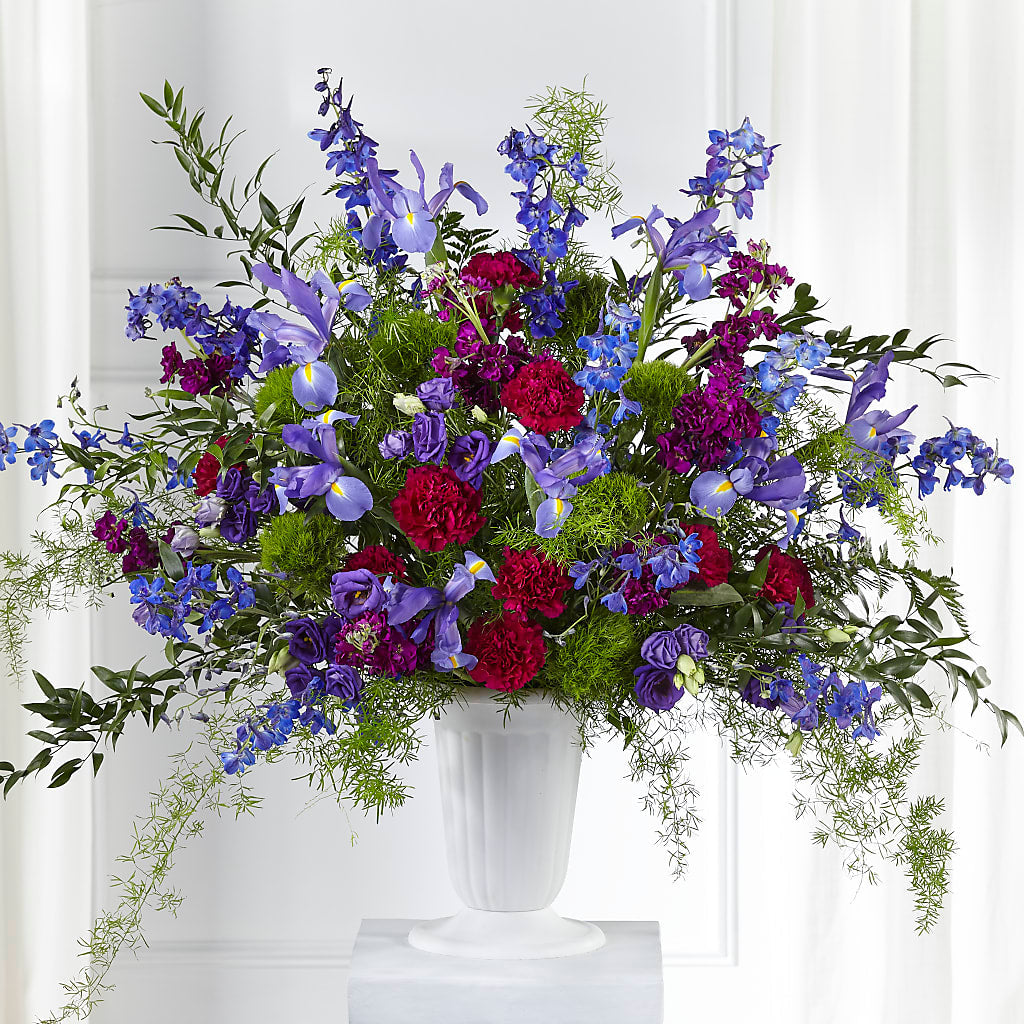 Memorial of Life Arrangement – ROSEMARY & PEPPER FLOWER CO, Gaylord MI