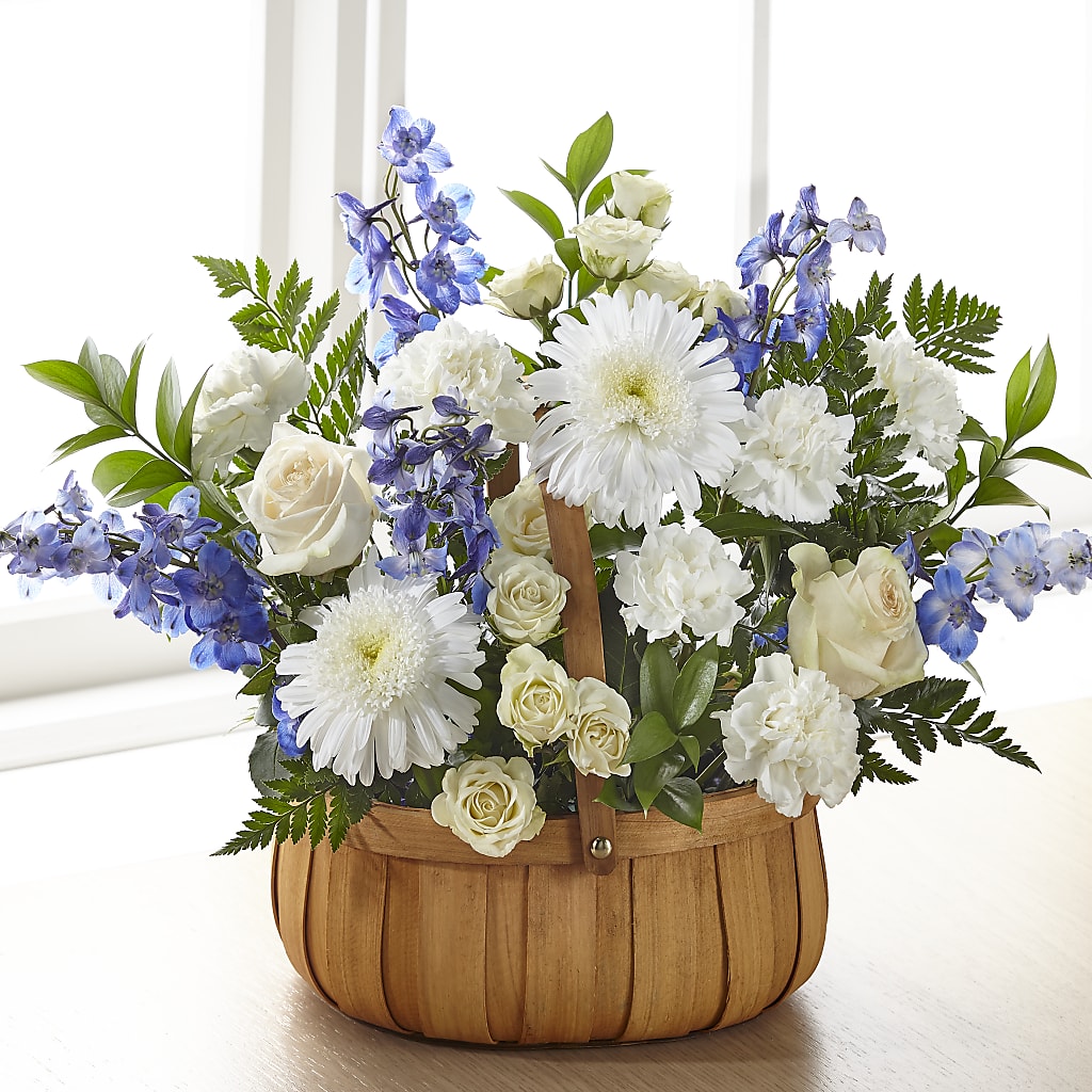 Harmony & Grace Basket – ROSEMARY & PEPPER FLOWER CO, Gaylord MI