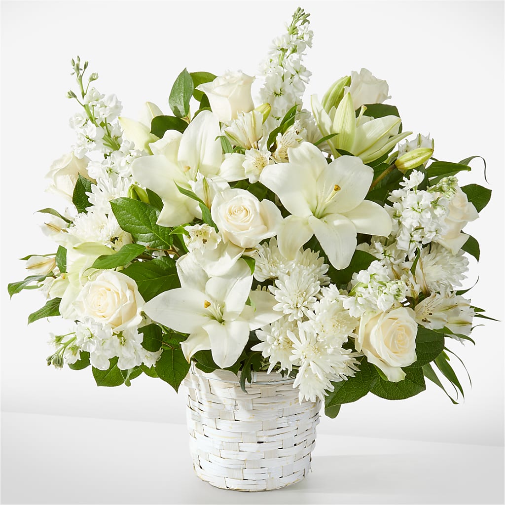 Peaceful Reflections Arrangement – ROSEMARY & PEPPER FLOWER CO, Gaylord MI