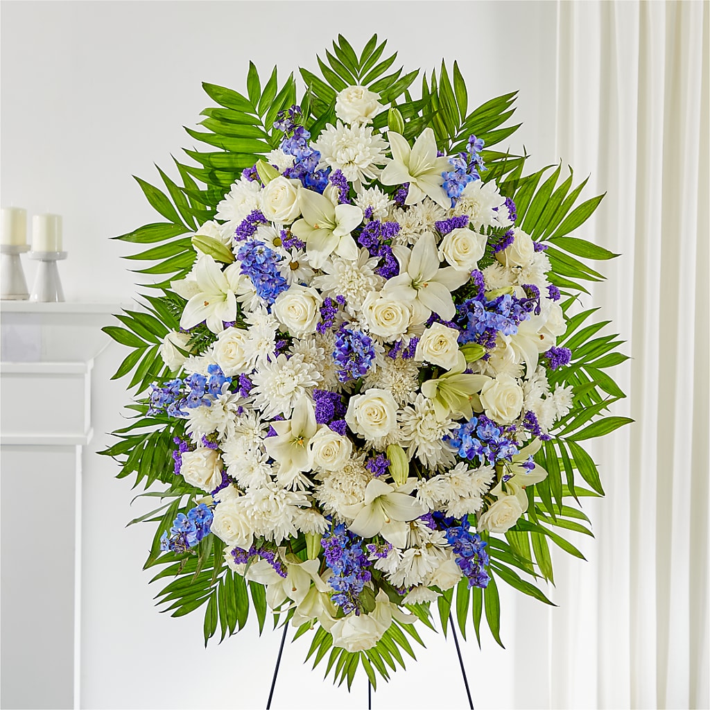 At Rest Standing Spray – ROSEMARY & PEPPER FLOWER CO, Gaylord MI