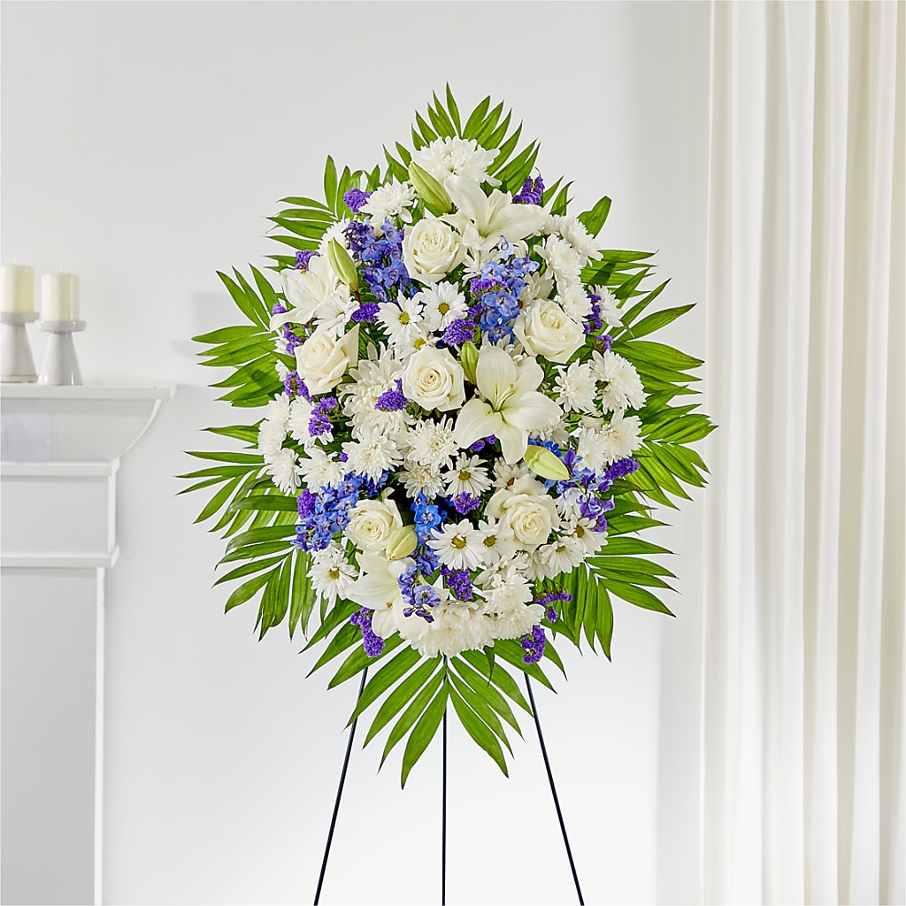 At Rest Standing Spray – ROSEMARY & PEPPER FLOWER CO, Gaylord MI
