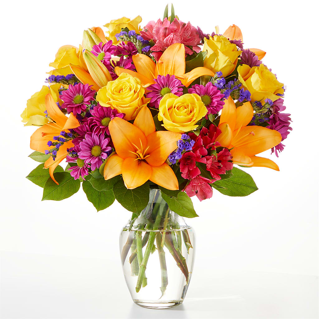 Colorful Visions Bouquet – ROSEMARY & PEPPER FLOWER CO, Gaylord MI