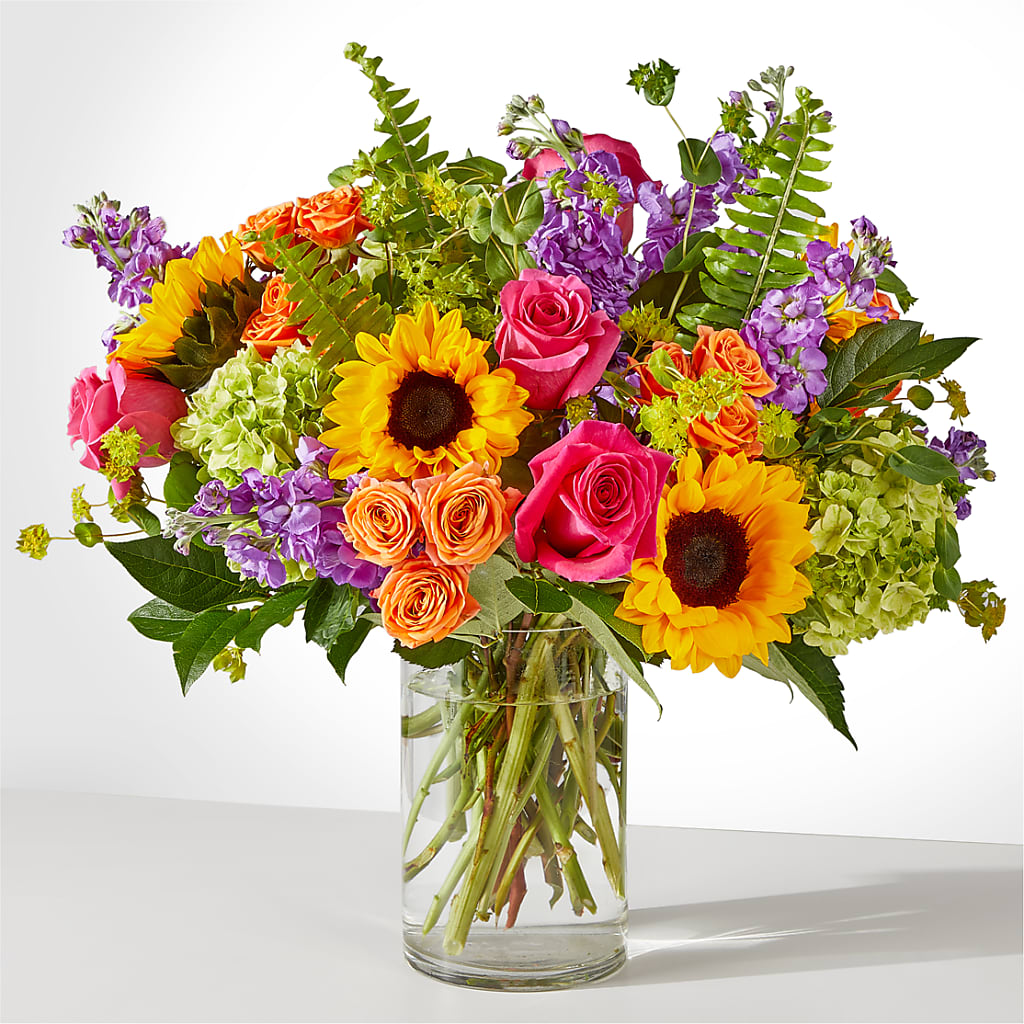 Vibrant Greetings Bouquet – ROSEMARY & PEPPER FLOWER CO, Gaylord MI