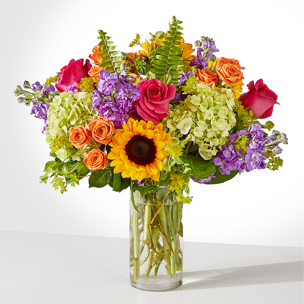 Vibrant Greetings Bouquet – ROSEMARY & PEPPER FLOWER CO, Gaylord MI