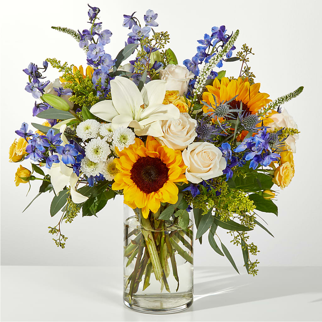 Wonderfully Sunny Bouquet – ROSEMARY & PEPPER FLOWER CO, Gaylord MI