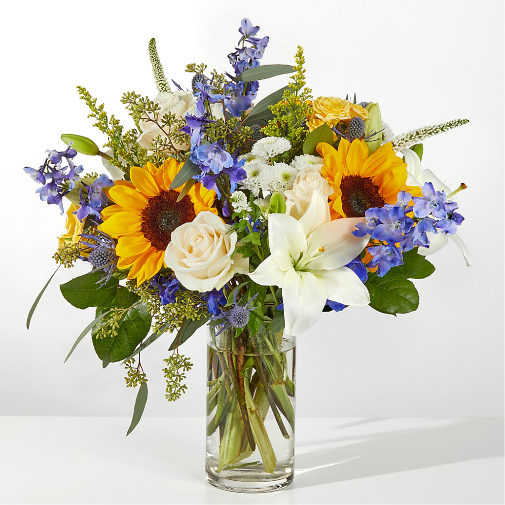 Wonderfully Sunny Bouquet – ROSEMARY & PEPPER FLOWER CO, Gaylord MI