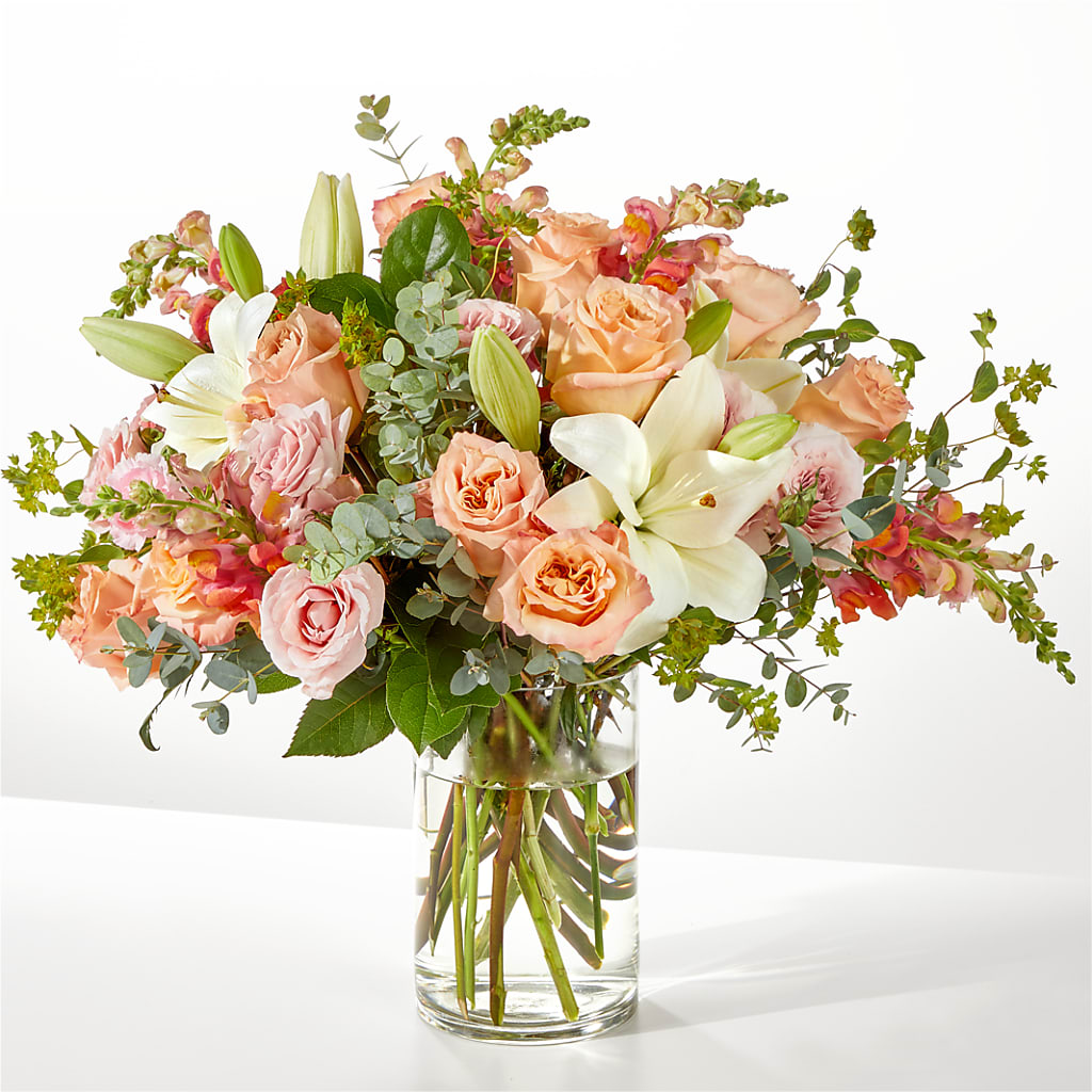 Grapefruit Splash Bouquet – ROSEMARY & PEPPER FLOWER CO, Gaylord MI