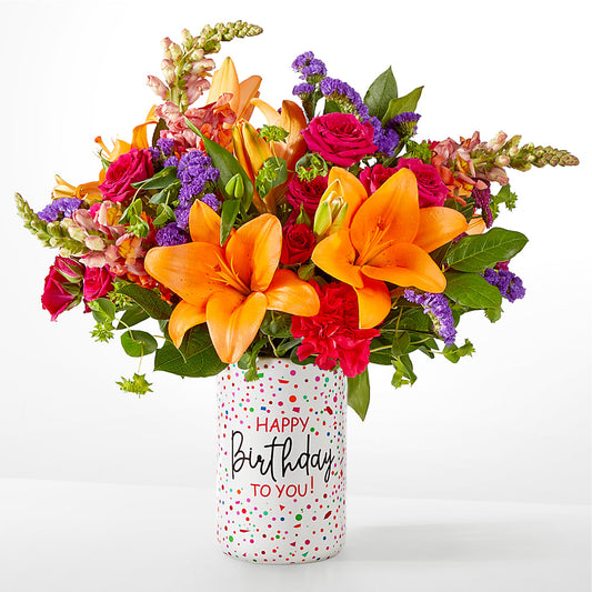 Birthday Palooza Bouquet – ROSEMARY & PEPPER FLOWER CO, Gaylord MI