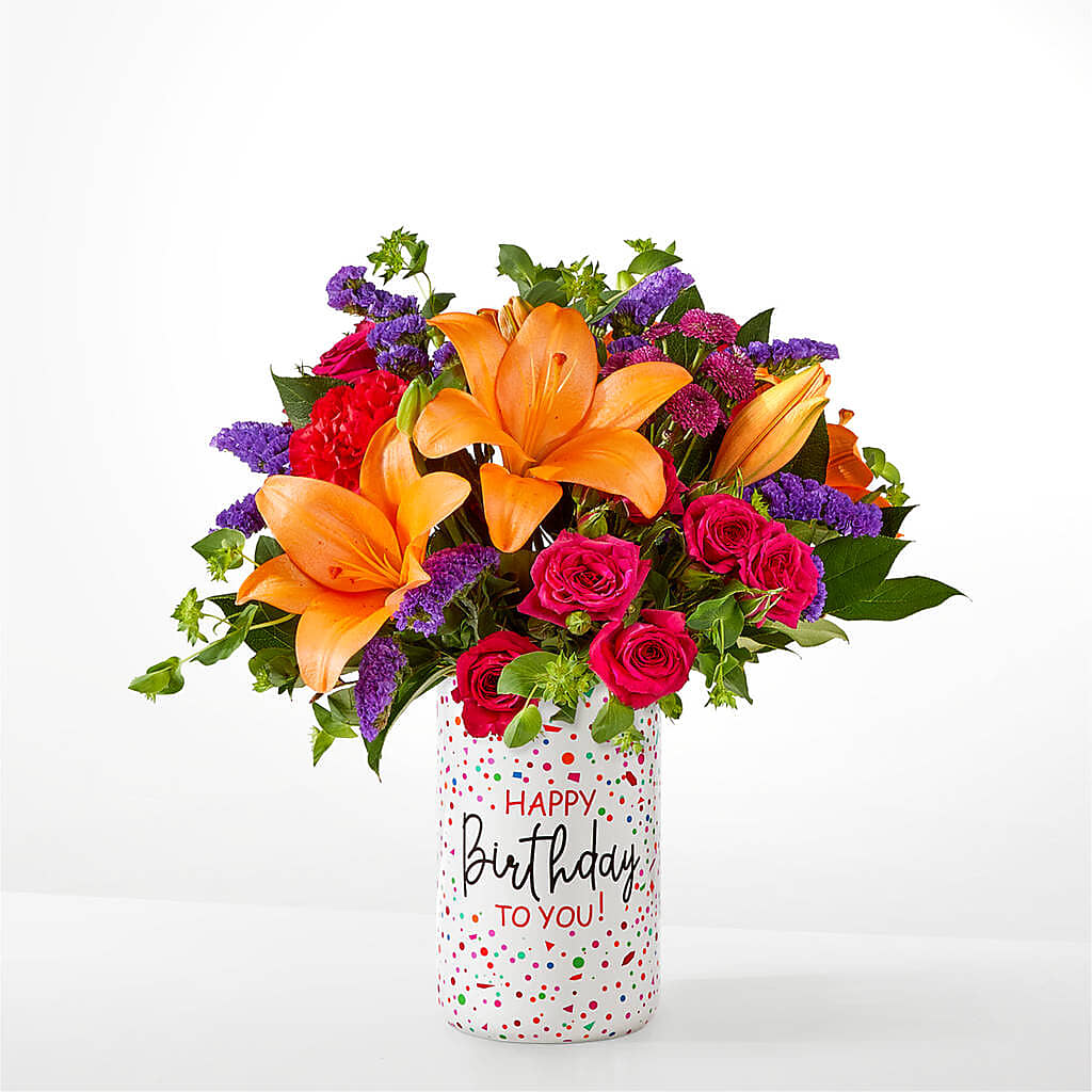Birthday Palooza Bouquet – ROSEMARY & PEPPER FLOWER CO, Gaylord MI