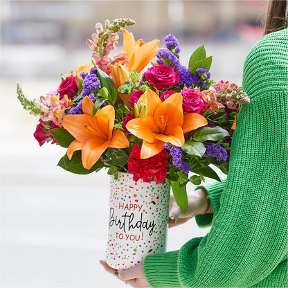 Birthday Palooza Bouquet – ROSEMARY & PEPPER FLOWER CO, Gaylord MI