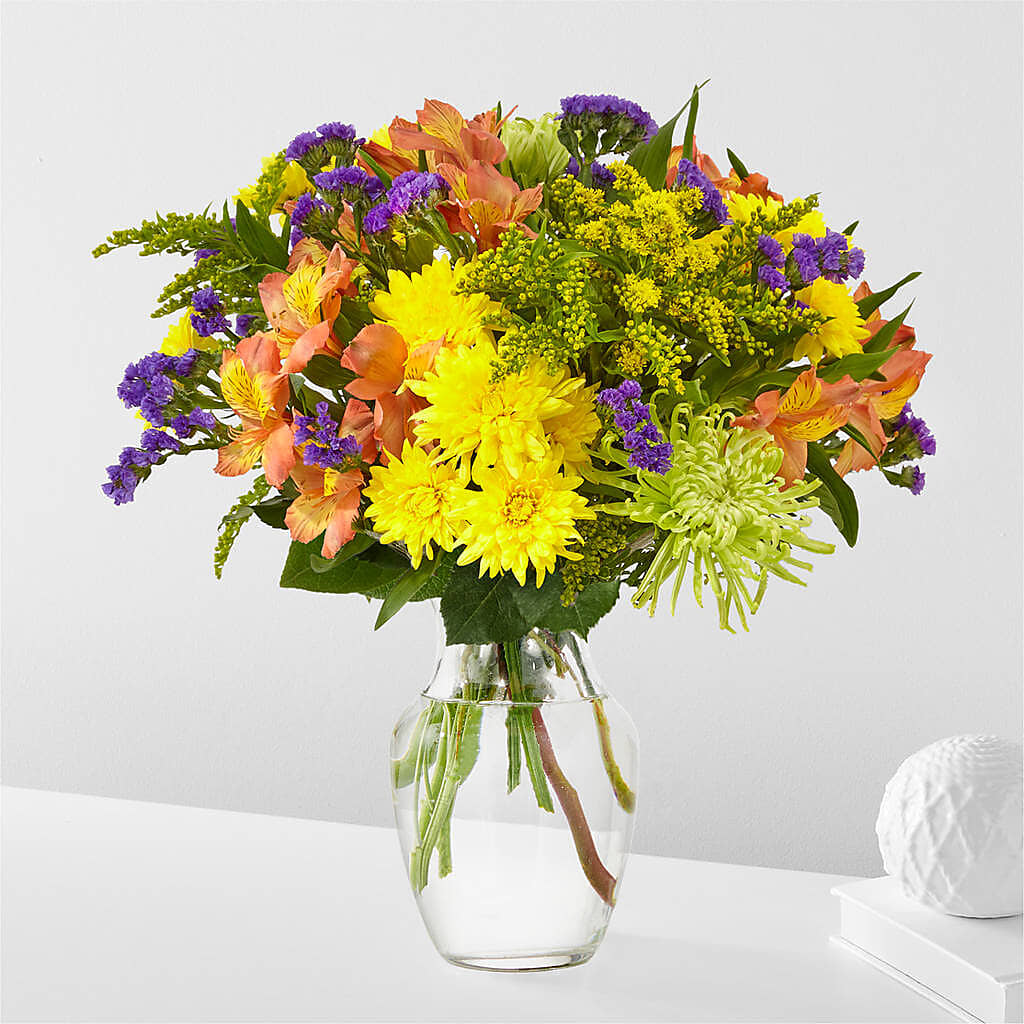Marmalade Skies Bouquet – ROSEMARY & PEPPER FLOWER CO, Gaylord MI