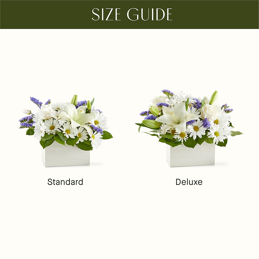 Beyond Blue Box Bouquet – ROSEMARY & PEPPER FLOWER CO, Gaylord MI